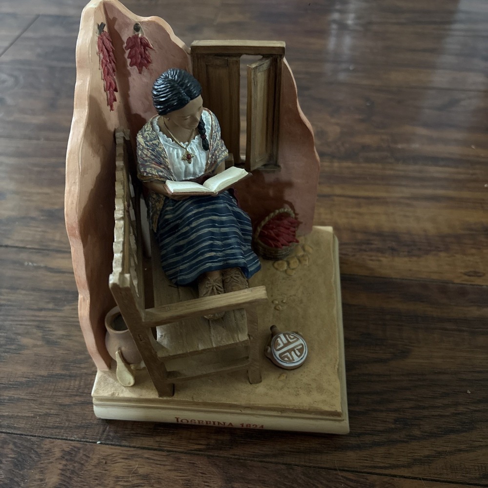 American Girl Josefina 1824 Collectible Fig. Hallmark Design Bookend